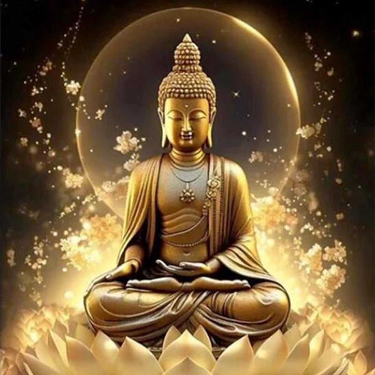 Diamond Painting Buddha - 50x50 cm - CE Kwaliteit